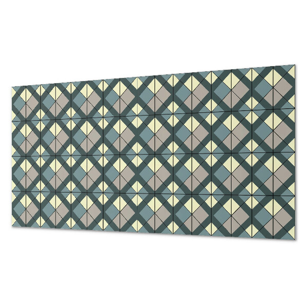Pvc wall panel Geometric checkered pattern