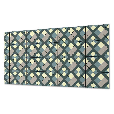 Pvc wall panel Geometric checkered pattern