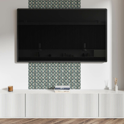 Pvc wall panel Geometric checkered pattern