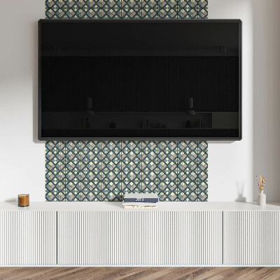 Pvc wall panel Geometric checkered pattern