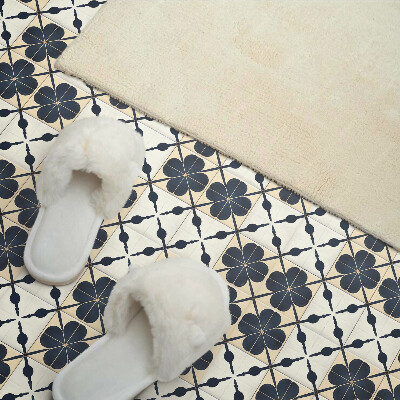 Pvc wall panel Flower pattern on the background