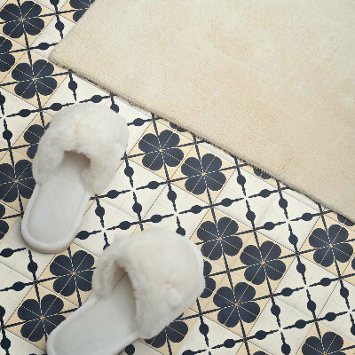 Pvc wall panel Flower pattern on the background