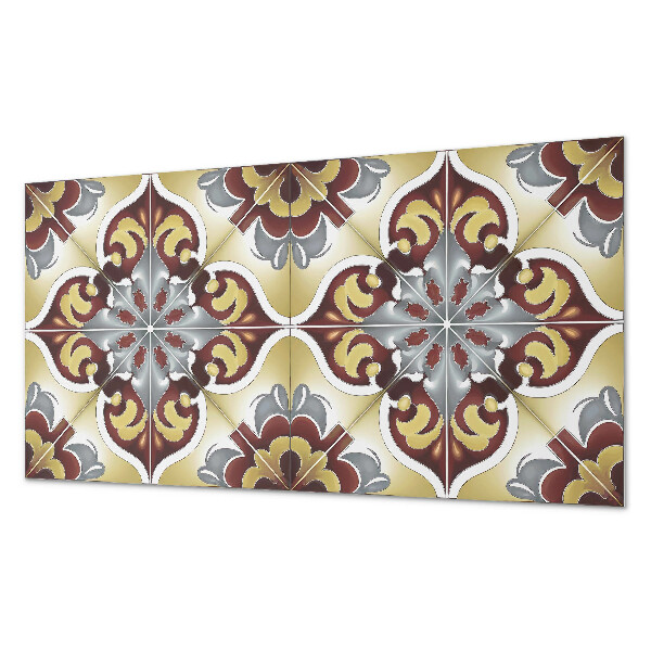 Pvc wall panel Decorative pattern with a floral motif