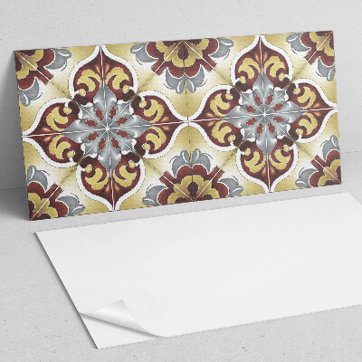 Pvc wall panel Decorative pattern with a floral motif
