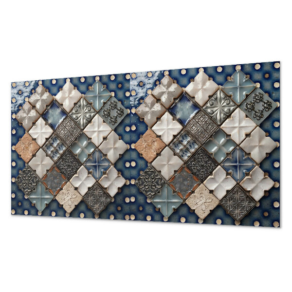 Square wall panel Mosaic tile pattern