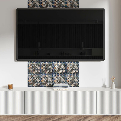 Square wall panel Mosaic tile pattern