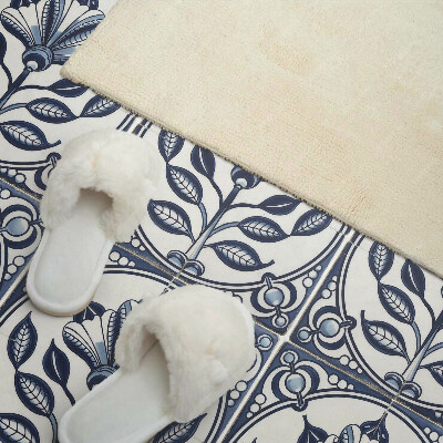 Square wall panel Floral pattern on the tile