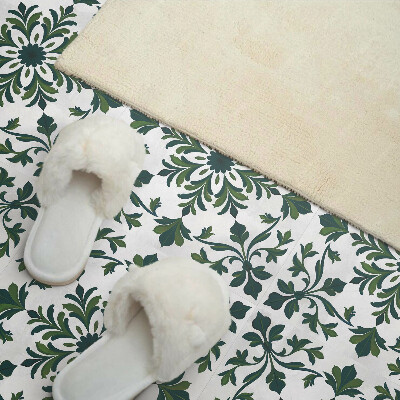 Square tv wall panel Plant pattern with ornaments