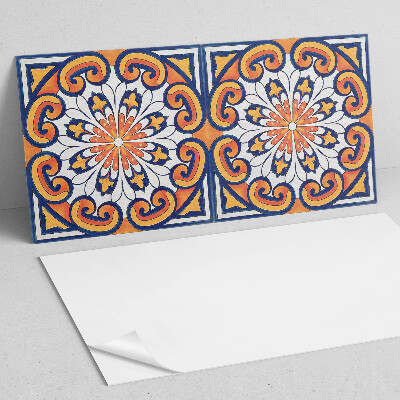 Square wall panel Floral pattern on the background