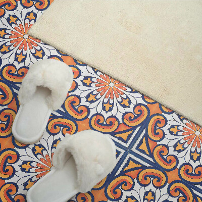 Square wall panel Floral pattern on the background