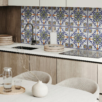 Pvc wall panel Plant pattern with ornaments