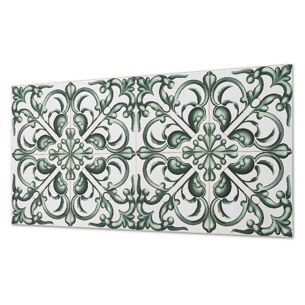 Square wall panel Plant pattern in symmetry