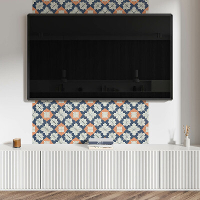 Pvc wall panel Geometric floral pattern