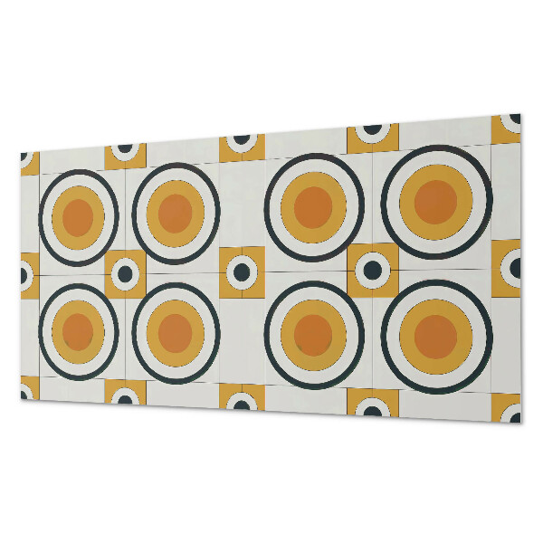 Square wall panel Geometry of circles and squares