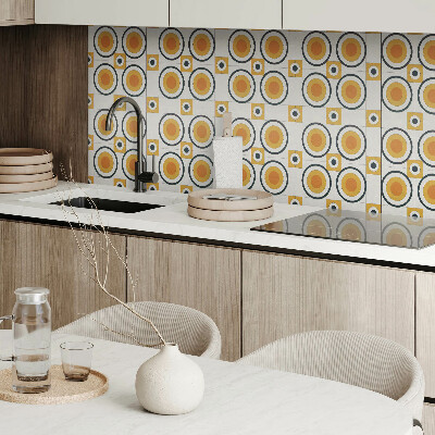 Square wall panel Geometry of circles and squares