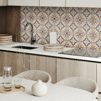 Pvc wall panel Floral mosaic pattern