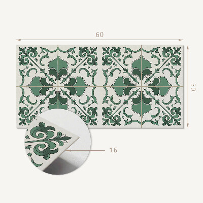 Pvc wall panel Elegant plant pattern