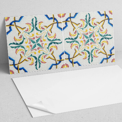 Pvc wall panel Plant pattern with ornaments