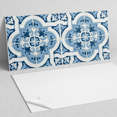 Square tv wall panel Tile pattern with ornaments