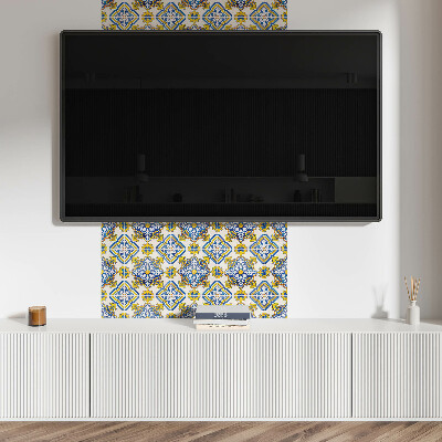 Pvc wall panel Mosaic pattern with flowers