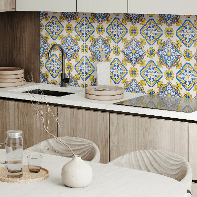 Pvc wall panel Mosaic pattern with flowers