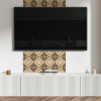 Pvc wall panel Geometric checkered pattern