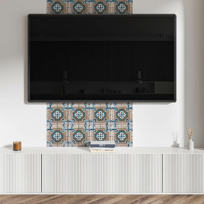 Square wall panel Mosaic pattern with ornaments