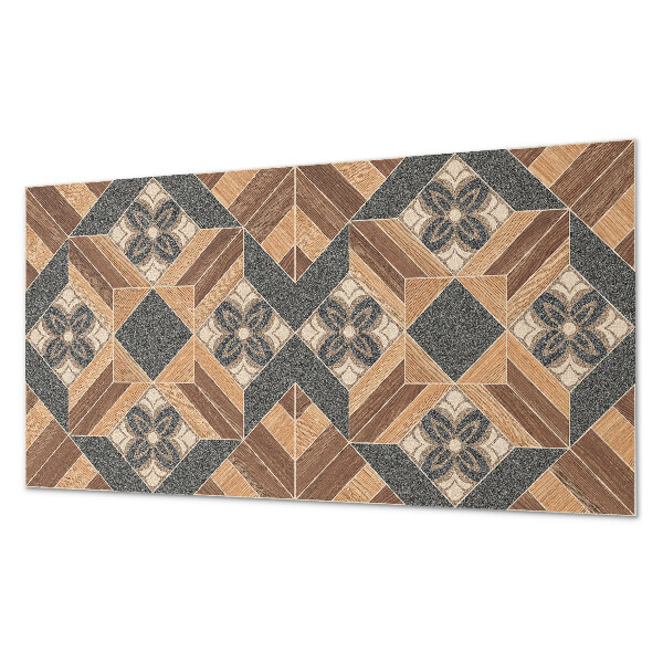 Pvc wall panel Pattern with floral motifs