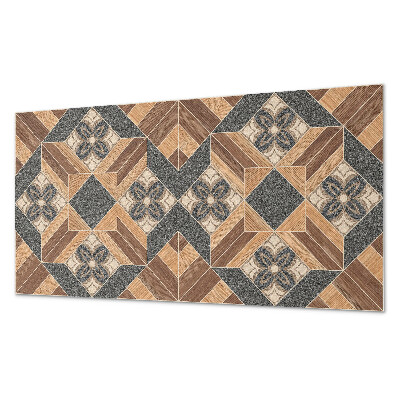 Pvc wall panel Pattern with floral motifs