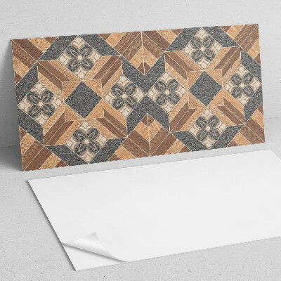 Pvc wall panel Pattern with floral motifs
