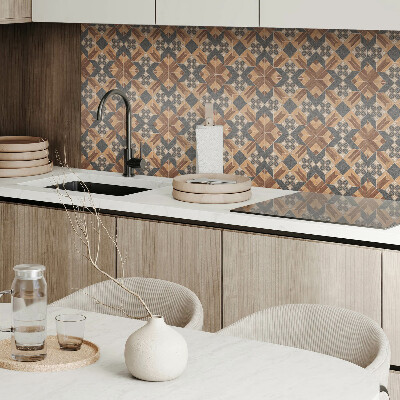 Pvc wall panel Pattern with floral motifs