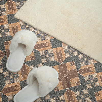 Pvc wall panel Pattern with floral motifs