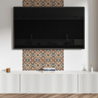 Pvc wall panel Pattern with floral motifs