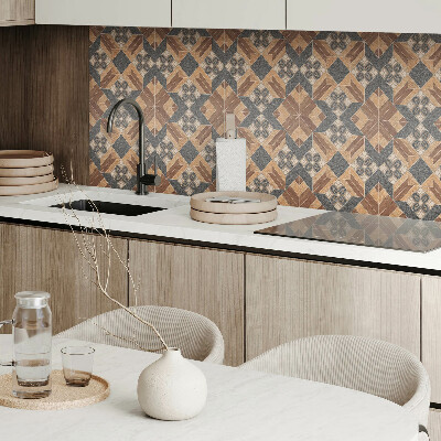 Pvc wall panel Pattern with floral motifs