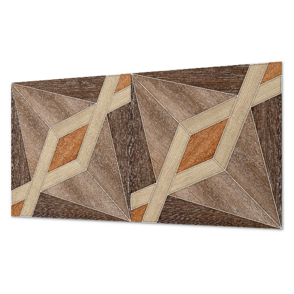Pvc wall panel Geometric wood pattern
