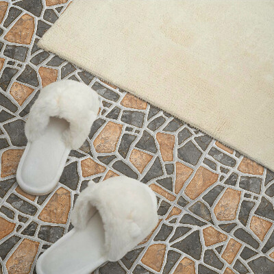 Square tv wall panel Stone mosaic pattern