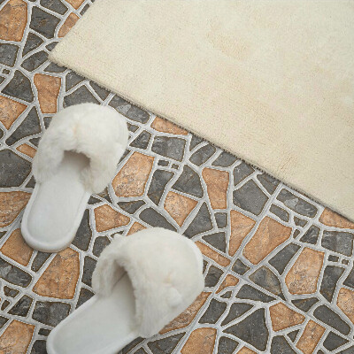 Square tv wall panel Stone mosaic pattern