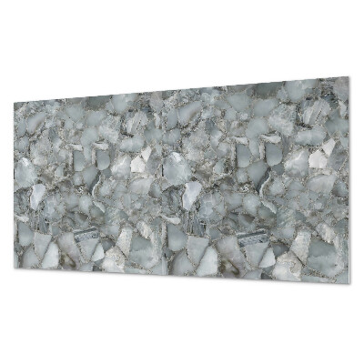 Square wall panel Stone mosaic with veins