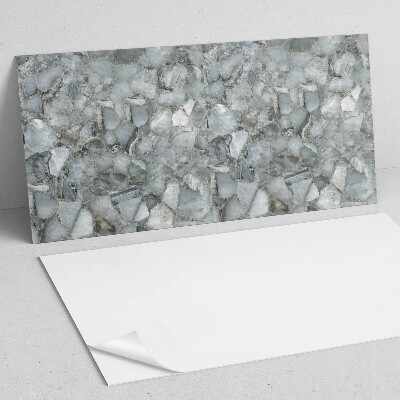 Square wall panel Stone mosaic with veins