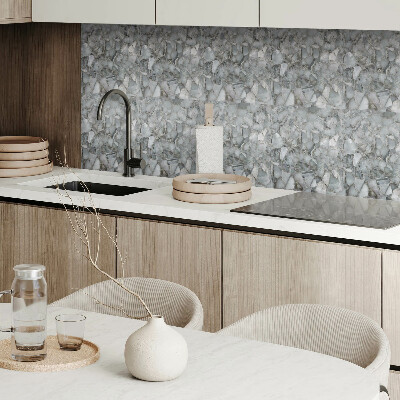 Square wall panel Stone mosaic with veins