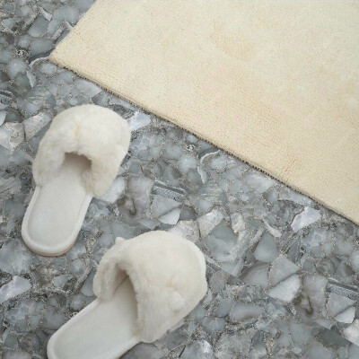 Square wall panel Stone mosaic with veins