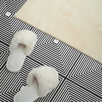 Pvc wall panel Concentric lines in squares