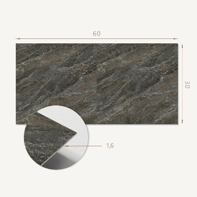 Square tv wall panel Natural stone pattern