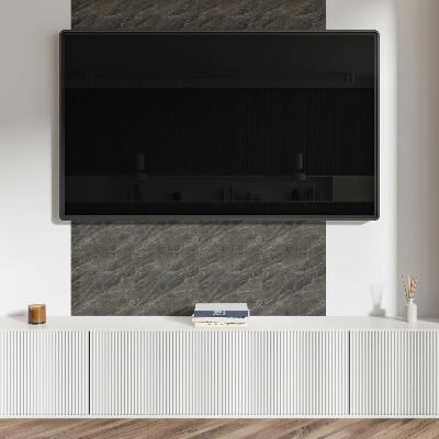 Square tv wall panel Natural stone pattern