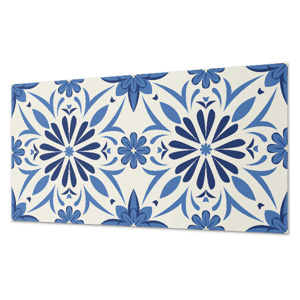 Pvc wall panel Floral pattern on the background