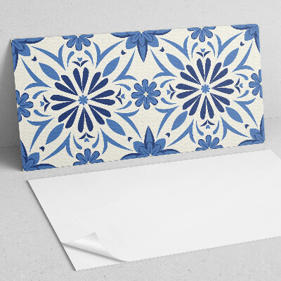 Pvc wall panel Floral pattern on the background