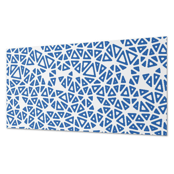Square wall panel Abstract triangle pattern