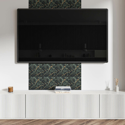 Square wall panel Marble pattern with veins