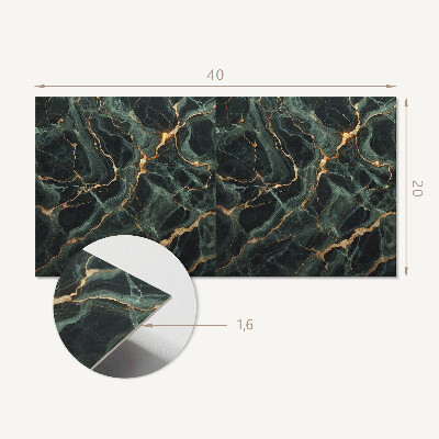 Square wall panel Marble pattern with veins