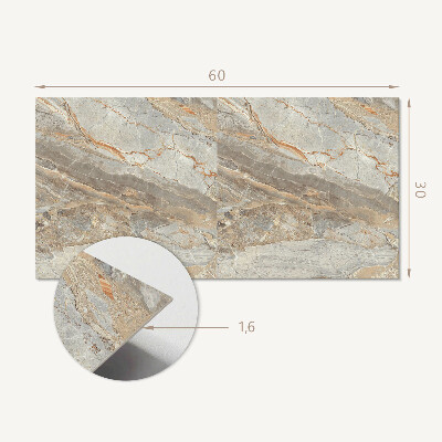 Pvc wall panel Veined marble pattern